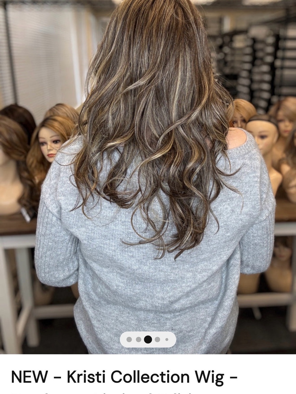 Belle Tress Layered Wig with Caramel Highlights NEW WITHOUT TAGS customized. - Picture 6 of 7